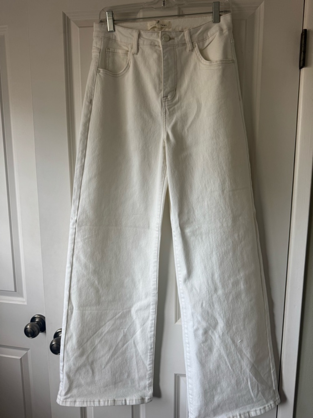 Classic White Boot Cut Jeans - High Rise Women's Denim